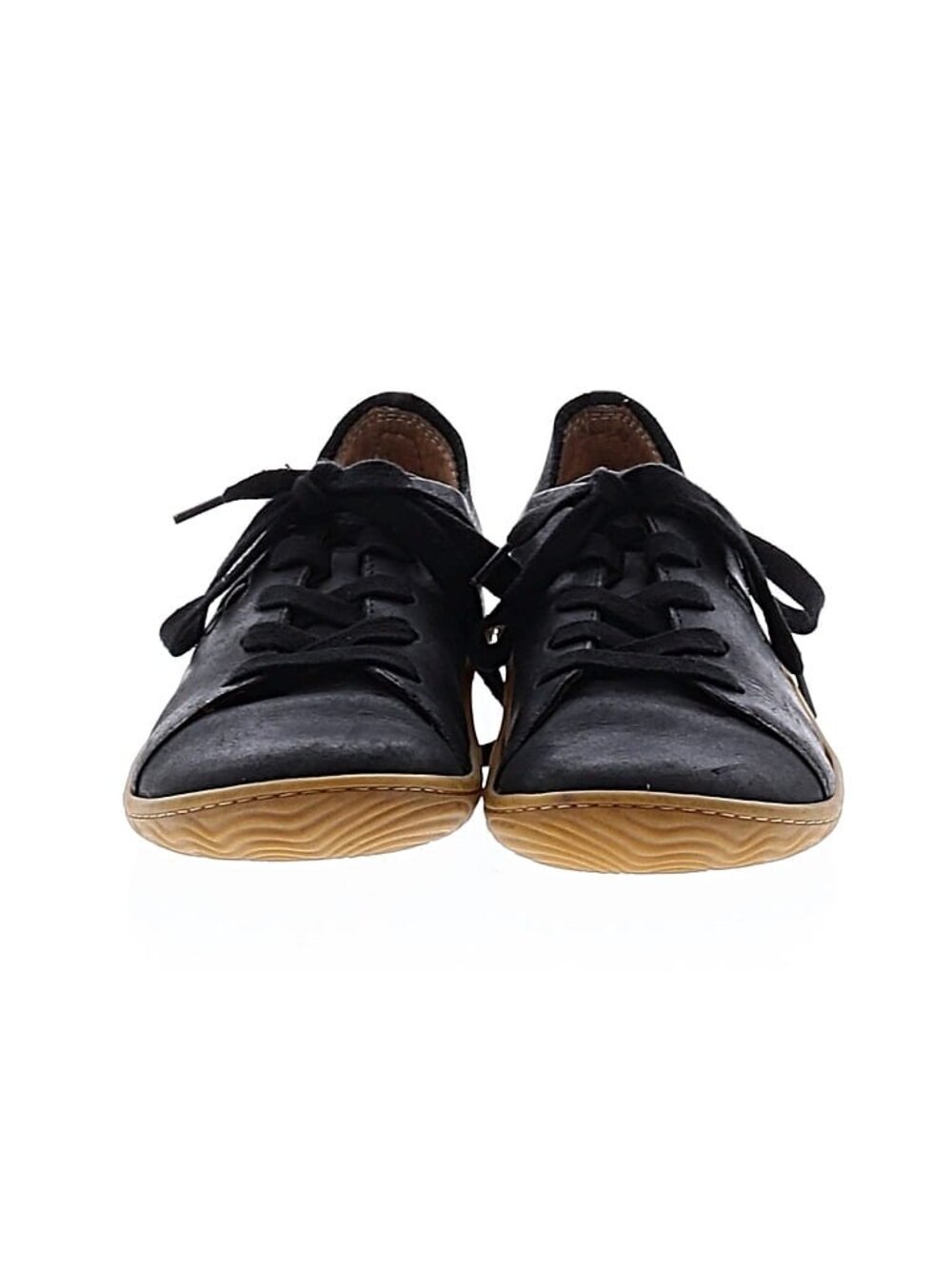 VivoBarefoot Addis Sneakers Black Leather Gum Sole EUR 38 -- Rare - Picture 3 of 8
